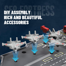 Load image into Gallery viewer, RC Boats for Kids 8-12, 16-inch Warship Battleship Aircraft Carrier with 2 Rechargeable Batteries, 15mph High Speed Remote Control Military Ship