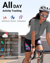 Load image into Gallery viewer, Amzhero Health Fitness Tracker with 24/7 Heart Rate, Blood Oxygen, Blood Pressure, Sleep Tracker, 5ATM Waterproof Activity Trackers with Step Tracker, Pedometer (S & L Bands Included)