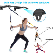 Load image into Gallery viewer, Wall Mount Pull Up Bar, Joist Mount Pull Up Bar (Black5)