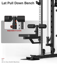 Load image into Gallery viewer, DONOW Smith Machine with Weight Stacks, Multi Function Home Gym System -C DN-DS938A+WB+240lbs