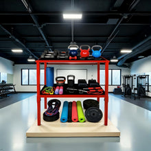 Load image into Gallery viewer, OGODU Commercial Heavy Duty Adjustable Dumbbell Stand & Kettlebell Stand, Adjustable Dumbbell Weight Rack, Kettlebell Storage Rack, Weight Rack for Garage/Home Gym/Commercial with Non-Slip Base, Anti-Tip Safety & Space-Saving Design, Weight Capacity 500/6