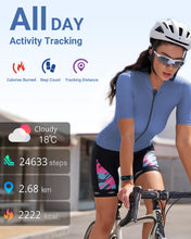 Load image into Gallery viewer, Amzhero Health Fitness Tracker with 24/7 Heart Rate, Blood Oxygen -Blue