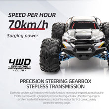 Load image into Gallery viewer, RC Cars for Adults 60KM/H 1:10 Scale Large High Speed Remote Control Car,4WD Rc Trucks for Boys 2.4GHz Off Road Monster Truck