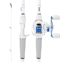 Load image into Gallery viewer, KastKing Centron Lite Fishing Rod and Reel Combo, Casting-6ft 6in, Medium, Right Handed, White