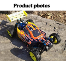 Load image into Gallery viewer, 1/10 4WD Off Road Nitro Buggy, Dual Speed 90KM/H Oil-Powered Remote Control Car, Dual Ball Head Racing for Adults Fuel RC Crawler Truck