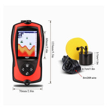 Load image into Gallery viewer, FF1108-1CLA 100M/300FT Portable Wireless Sonar Fish Finder Depth Detection