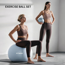 Load image into Gallery viewer, FITMIND Yoga Ball set-55cm&25cm(Blue)