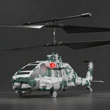Load image into Gallery viewer, Remote Control Military Helicopter with 2.4G 3.5CH, Missile Launch, One-Key Takeoff