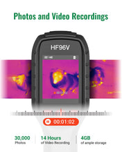 Load image into Gallery viewer, HF96V Thermal Camera with Visual Camera & Laser Pointer, Intelligent Scene Detection