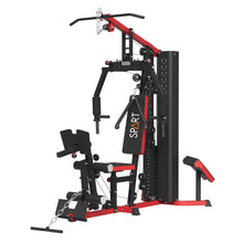 Load image into Gallery viewer, Multifunctional Home Gym Station, Home Gym Workout Exercise Equipment -Red