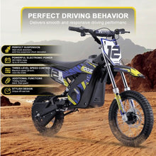Load image into Gallery viewer, Electric Dirt Bike, 36V 1000W, HP112E (Blue)