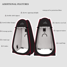 Load image into Gallery viewer, Your Choice Pop-Up Shower Tent, 47.2"Wx82.7"H Changing Tent - Black