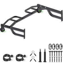 Load image into Gallery viewer, Kipika 48" Ceiling Mounted Pull Up Bar with 2 Pulleys