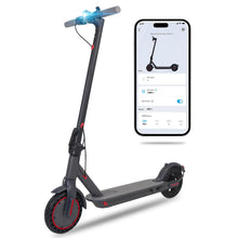 Load image into Gallery viewer, Electric Scooter, Powerful 350W Adult Electric Scooter, Up to 19Mph and 8.5" Solid Tires, with Dual Braking System