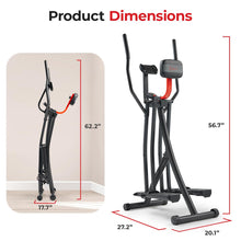 Load image into Gallery viewer, Sunny Health & Fitness SF-E902S Air Walk Pro Trainer Elliptical Machine