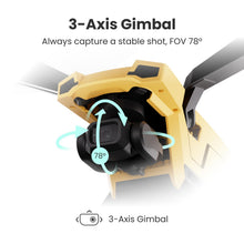 Load image into Gallery viewer, VCOPTER Falcon Mini Drone with Camera 4K for Adults Beginner, Bi-Copter Design