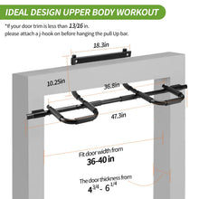 Load image into Gallery viewer, NOWAKE New Version Multi-Grip Pull up bar For Doorway