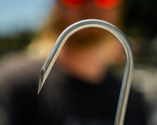 Load image into Gallery viewer, Fitzgerald Fishing Mini Gaff Offshore Saltwater Ice Tool Strong and Lightweight 2" Stainless Steel Hook Sharp and Durable Rubber Gimble Butt Cap 2 Feet Long, Making it Very Portable