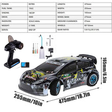 Load image into Gallery viewer, 1/10 Nitro RC Truck for Adult Two Speed 2.4G Full Proportional Nitro Gas Power Car 18CXP Nitro Engine Hobby Grade Racing