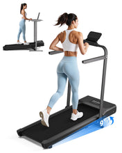 Load image into Gallery viewer, Superun Walking Pad Treadmill with Handle Bar - Premium Black