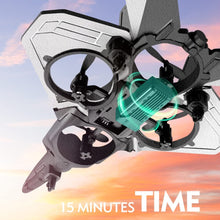 Load image into Gallery viewer, 2025 V17 Jet Fighter Stunt RC Airplane -【New Version】RC Plane, 2.4GHz Remote Control Airplane, 360° Stunt Spin Remote (Blue)