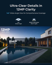 Load image into Gallery viewer, REOLINK 8CH 12MP PoE Security Camera System with 4TB HDD RLK8-1200V4