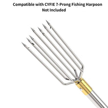 Load image into Gallery viewer, Cyfie Retractable Fishing Gaff, 4.8/6.6/7.8/9.4/16.4ft Telescopic Fishing Gaff with 8mm Screw, Capable for Fish Gig Spear Harpoon Hook, Ice and Saltwater Fishing Gaff Pole for Hunting Fish Frog Mole