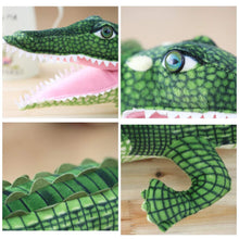 Load image into Gallery viewer, Alligator Plush, Realistic Large Crocodile Stuffed Animal Toys,39.3 inches,Green