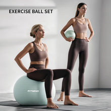 Load image into Gallery viewer, FITMIND Yoga Ball set-75cm&25cm(Green)
