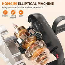 Load image into Gallery viewer, HOMGIM Under Desk Elliptical - Seated Elliptical Machine for Home Use & Seniors, Quiet Pedal Exerciser with LCD Monitor, Portable Leg Exerciser for Recovery & Office Fitness