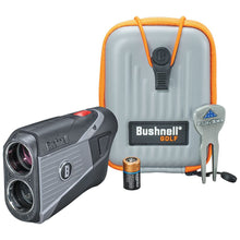Load image into Gallery viewer, BUSHNELL GOLF V5 Patriot Pack Golf Laser Rangefinder, Pinseeker, Visual JOLT, BITE Magnetic Mount, Next Level Clarity and Brightness, Non-Slope Model