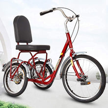 Load image into Gallery viewer, Adult Tricycle - 3 Wheel Bikes for Adults Shopping Tricycle for Adult 3 Wheel Bicycle, Three Wheels Cycling Pedal Trikes with Cart