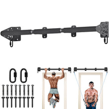 Load image into Gallery viewer, Kipika Heavy Duty Wall Mounted Pull Up Bar (36" Straight Type & Foam-padded Handles)