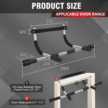 Load image into Gallery viewer, TOPOKO Upgrade Pull Up Bar for Doorway, Max Capacity 440 lbs
