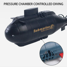 Load image into Gallery viewer, Mini Remote Control Submarine Boat Nuclear Submarine RC Race Boat 6CH High Speed Waterproof Diving in Pools Lake Gift Toy Kids Boys