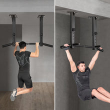 Load image into Gallery viewer, Wall Mount Pull Up Bar, Joist Mount Pull Up Bar (Black2)