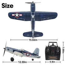 Load image into Gallery viewer, 2023 New Upgrade F4U Corsair RC Plane 4 Channel RTF Remote Controlled Aircraft RC Airplane for Beginners Adult