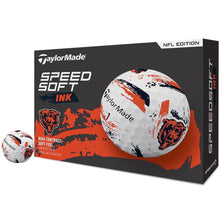 Load image into Gallery viewer, TaylorMade Golf SpeedSoft NFL Ink Golf Balls, Chicago Bears, 1 Dozen