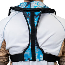 Load image into Gallery viewer, BLUESTORM x Kryptek Stratus 35 Inflatable Life Jacket PFD for Adults (Obskura Litus Blue Camo) | US Coast Guard (USCG) Approved Automatic Self Inflating Life Vest Preserver with Manual Ripcord
