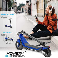 Load image into Gallery viewer, Foldable Electric Scooter with 300W Brushless Motor, 15 mph Max Speed, 8.5” Air-Filled Tires, 12 Mile Range - Commuter Scooter