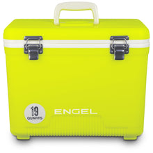 Load image into Gallery viewer, Engel UC19 19qt Leak-Proof, Air Tight, Drybox Cooler and Small Hard Shell Lunchbox for Men and Women in Yellow High-Visibility