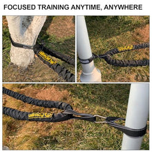 Load image into Gallery viewer, POWER GUIDANCE Battle Rope, 1.5/2 Inch Diameter Poly Dacron 30, 40, 50Ft Length Exercise Equipment for Home Gym & Outdoor Workout, Battle Rope Anchor Included