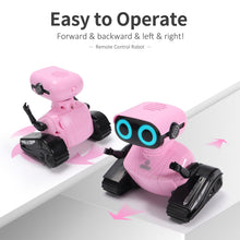 Load image into Gallery viewer, Robot Toys, Remote Control Robot Toy, RC Robots for Kids with LED Eyes, Flexible Head & Arms (Pink)