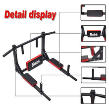Load image into Gallery viewer, BESTHLS Wall Mounted Pull Up Bar and Dip Station