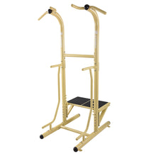 Load image into Gallery viewer, Stamina Strength Training Power Tower Dip Bar - Gold