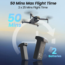 Load image into Gallery viewer, Drones with Camera for Adults 4k, WF31 GPS RC Drone FPV Foldable Quadcopter for Beginner with Brushless Motor, 5G Wi-Fi Transmission, Auto Return