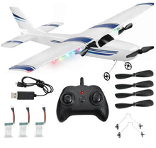 Load image into Gallery viewer, MATHSLICE RC Airplane,RC Plane, 2.4GHz 2 Channels RTF RC Aircraft