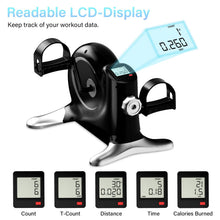 Load image into Gallery viewer, HOWHAI Under Desk Bike Pedal Exerciser - Black