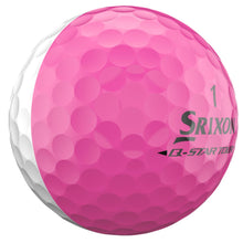 Load image into Gallery viewer, Srixon Q-Star Tour 6 Divide Golf Balls, White/Pink