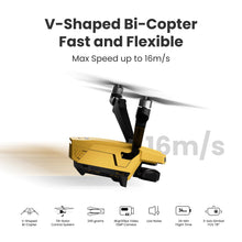 Load image into Gallery viewer, VCOPTER Falcon Mini Drone with Camera 4K for Adults Beginner, Bi-Copter Design